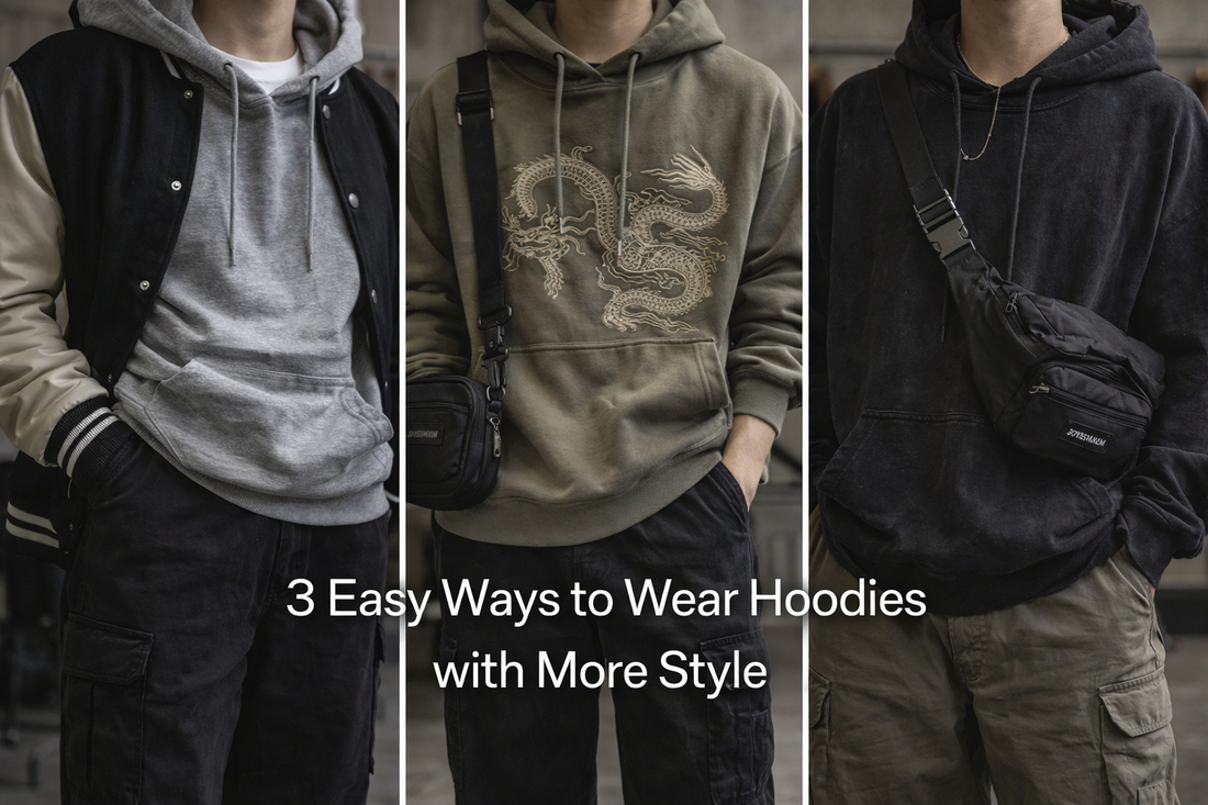 3 Easy Ways to Wear Hoodies with More Style