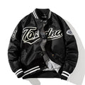 Winter Vintage Jacket Men Women Hip Hop Baseball Jacket Embroidery Letter Streetwear Hooded Coat Fashion Loose Couples Clothes