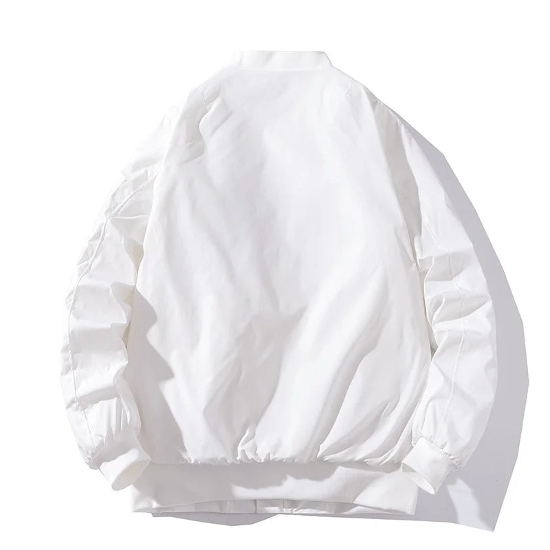 Winter Bomber Jacket Men Women Air Force Pilot Jacket Solid Fashion Casual Baseball Coat Male Couple Autumn White Black Pink