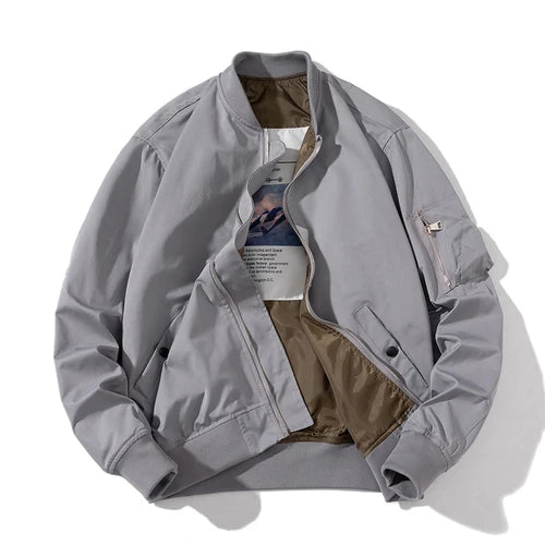 Men Bomber Jacket Women Solid Autumn Winter Pilot Jacket Fashion Vintage Hooded Baseball Coat Casual Windbreak Red Pink Burgundy