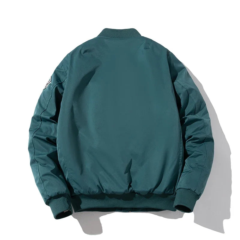 Autum Winter Varsity Jacket Men Hip Hop Vintage Jacket Men Women Letter Streetwear Baseball Coat Casual Couple Clothes Male 2021