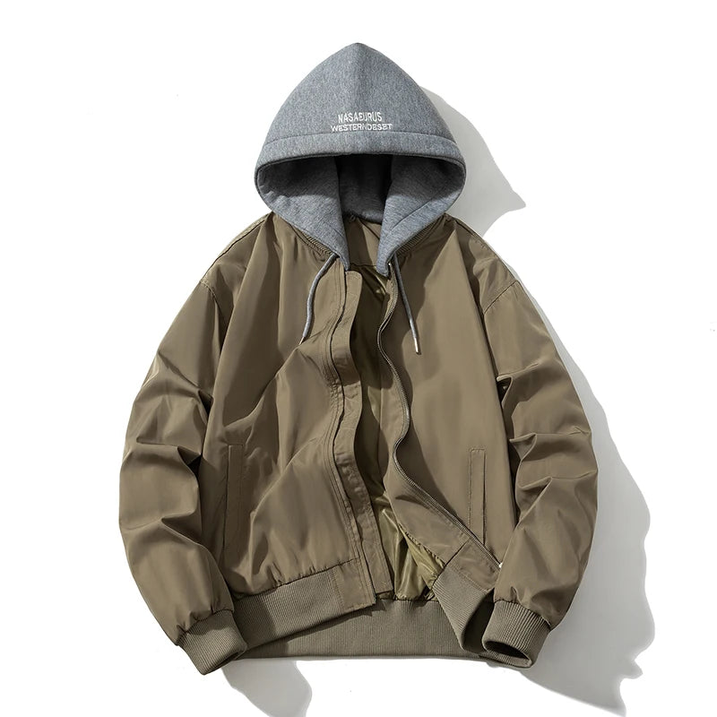 Men Women Solid Winter Jacket Vintage Hooded Basketball Jacket Streetwear Thick Polit American Couple Parkas Coat Unisex Hipster