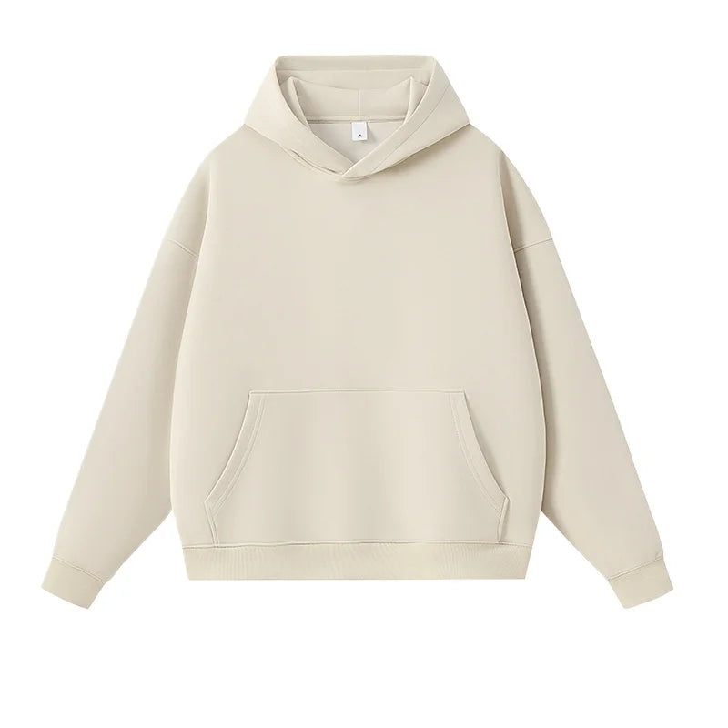 Fashion Hoodies Man Solid Color Casual Hoodies Women Loose Hooded Pullover Autumn Couple Hoody Colorful Oversize Harajuku Unisex