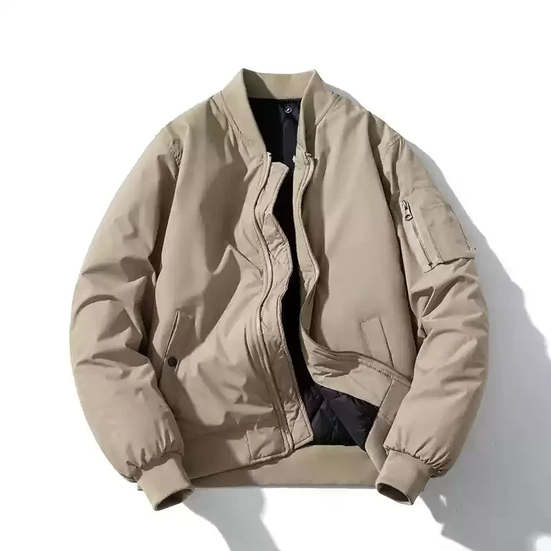 Men Women Vintage Bomber Jackdet Winter Polit Thick Parkas Jacket American Casual Couple Basketball Coat Men Clothing Unisex