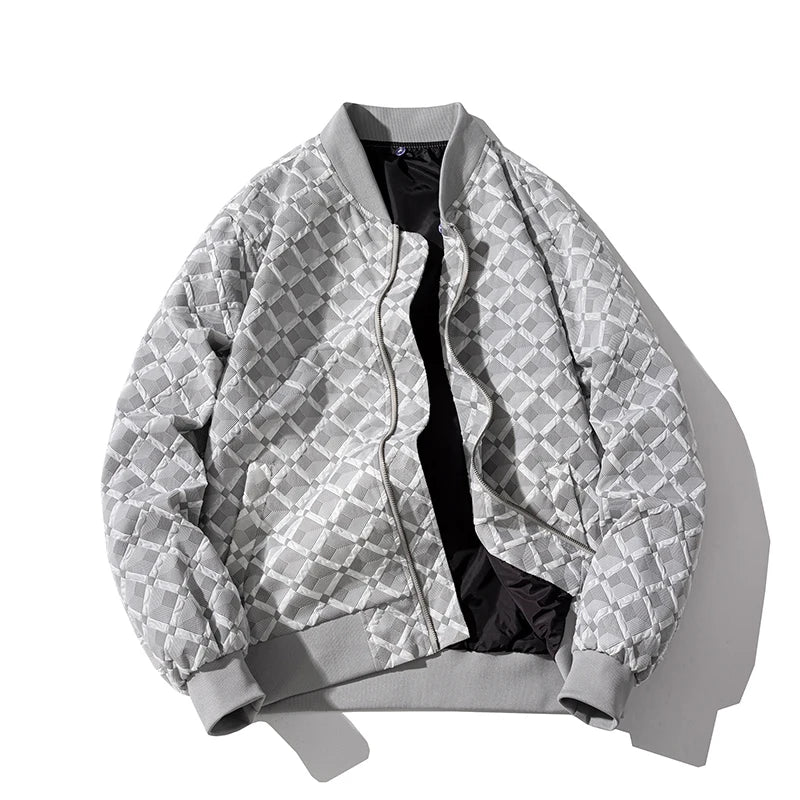 Men Bomber Jacket Women Winter Polit Basketball Jacket Hooded Solid Thick Jacquard American Couple Parkas Coat Unisex Streetwear