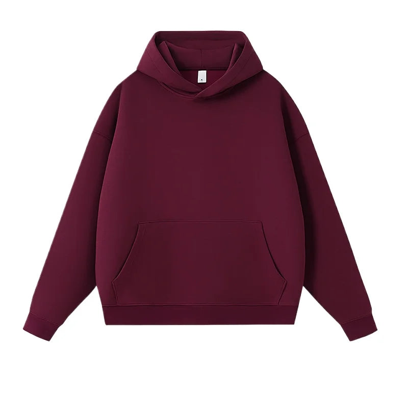Fashion Hoodies Man Solid Color Casual Hoodies Women Loose Hooded Pullover Autumn Couple Hoody Colorful Oversize Harajuku Unisex