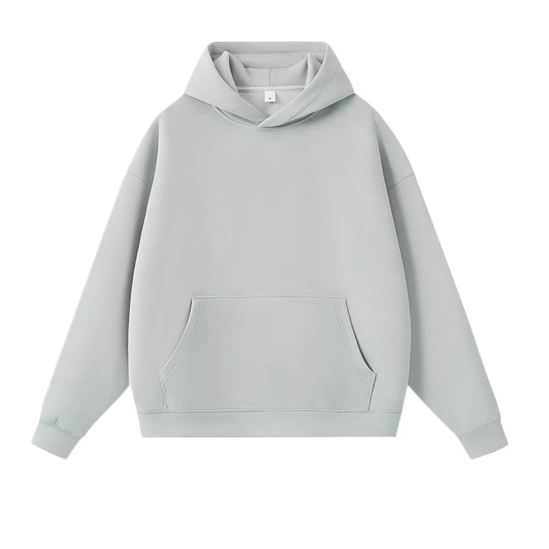 Fashion Hoodies Man Solid Color Casual Hoodies Women Loose Hooded Pullover Autumn Couple Hoody Colorful Oversize Harajuku Unisex