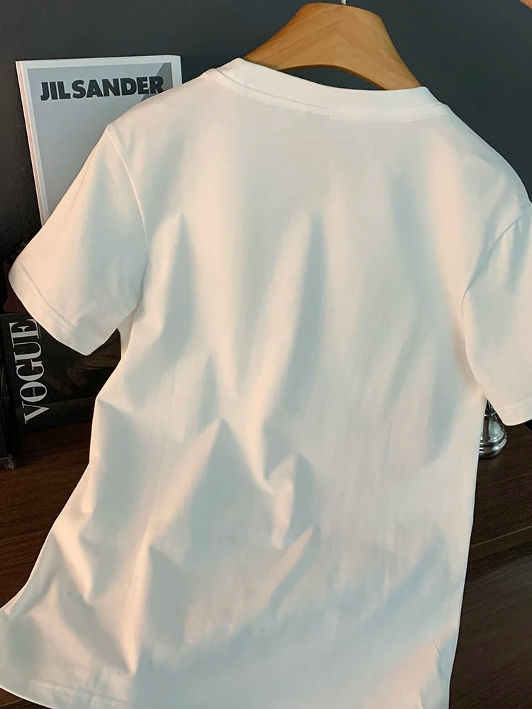 Summer T Shirt Man Harajuku Phoenix Embroidery T Shirt Woman Vintage Hip Hop Tees Fashion Short Sleeve Chinese Cool Streetwear