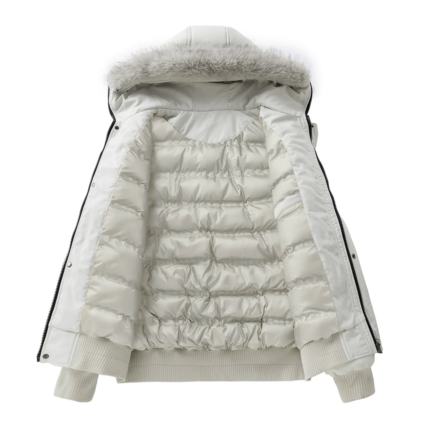 Winter Bomber Jacket Man Fashion Fur Collar Solid Pilot Jacket Women Thick Warm Outwear Parkas Coat Hooded Original Korean 2025