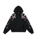 Embroidery Hoodies Man Flower Fashion Harajuku Hoodies Women Casual Loose Hoody American Sweatshirt Hooded Pullover Oversize