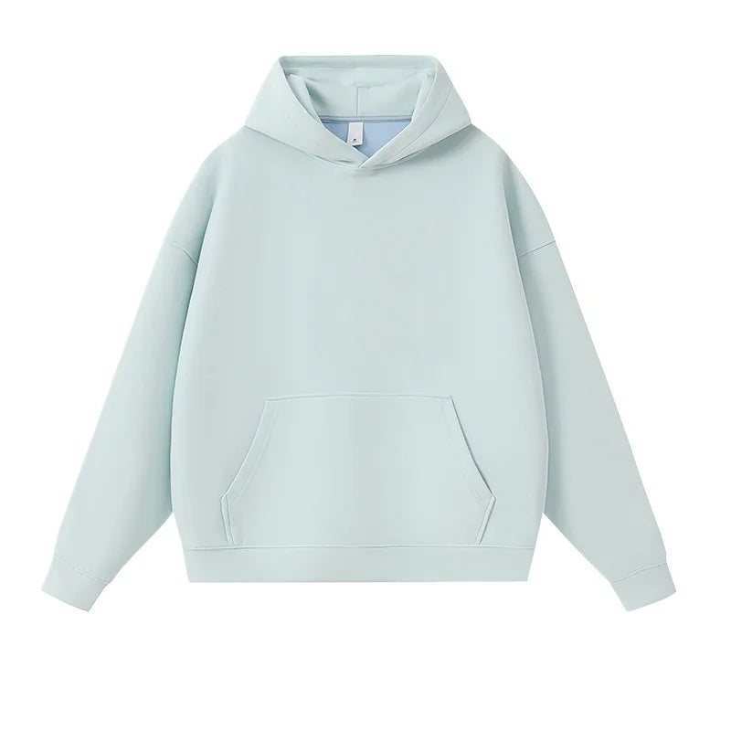 Fashion Hoodies Man Solid Color Casual Hoodies Women Loose Hooded Pullover Autumn Couple Hoody Colorful Oversize Harajuku Unisex