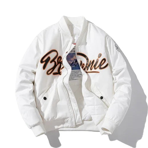 Autum Winter Varsity Jacket Men Hip Hop Vintage Jacket Men Women Letter Streetwear Baseball Coat Casual Couple Clothes Male 2021