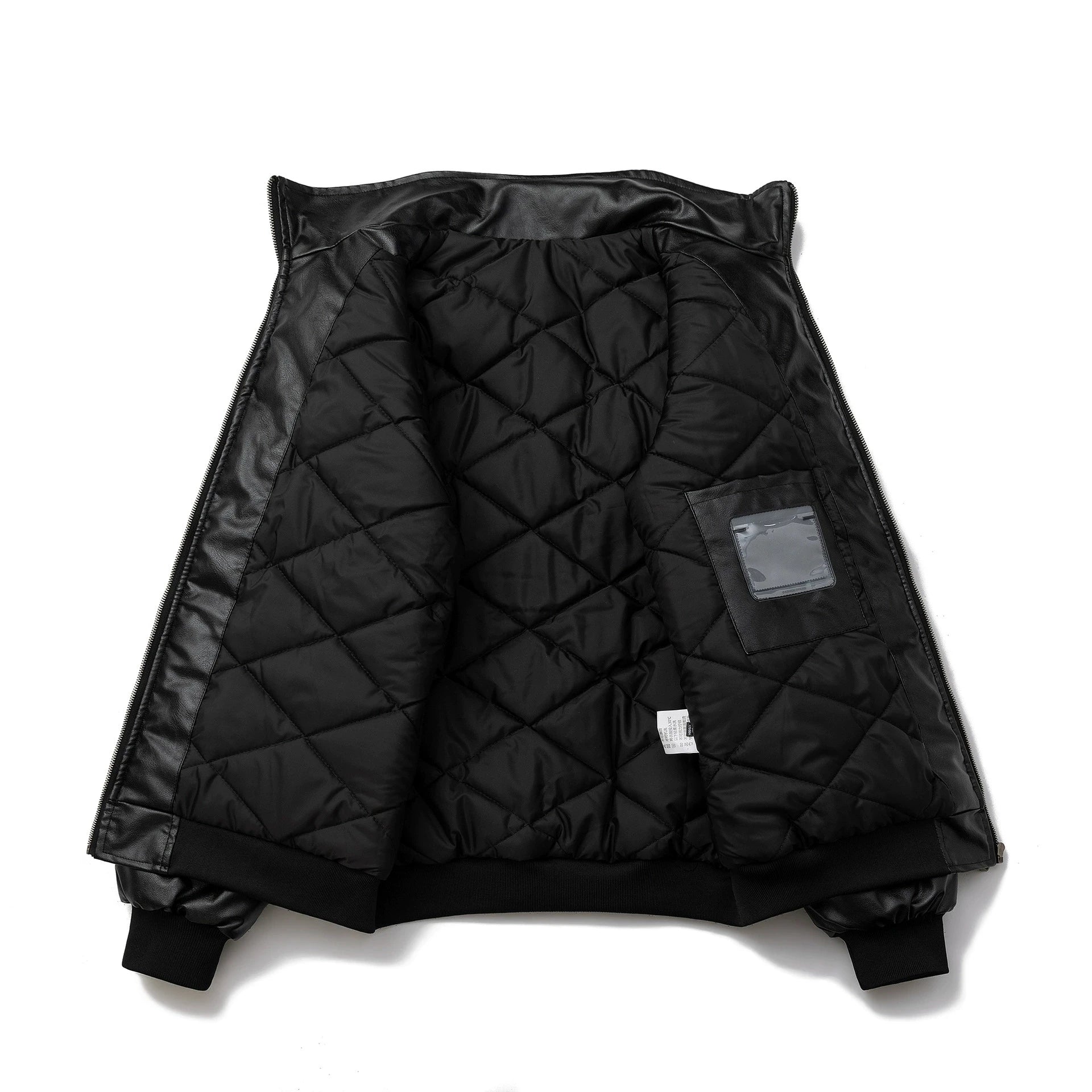 Man Leather Jacket Winter Vintage Motorcycle PU Leather Coat Warm Casual Baggy Motor Jacket Original Streetwear High Quality