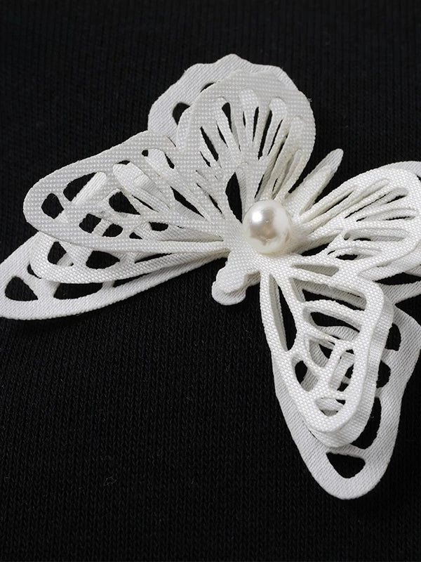 Butterfly Embroidery Hoodies Man Fashion Harajuku Sweatshirts Women Vintage Hooded Hoodies Oversize Designer Couple Pullover