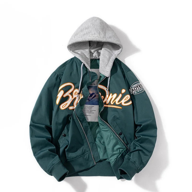 Autum Winter Varsity Jacket Men Hip Hop Vintage Jacket Men Women Letter Streetwear Baseball Coat Casual Couple Clothes Male 2021