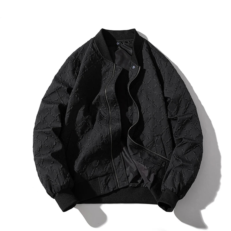 Men Bomber Jacket Women Winter Polit Basketball Jacket Hooded Solid Thick Jacquard American Couple Parkas Coat Unisex Streetwear