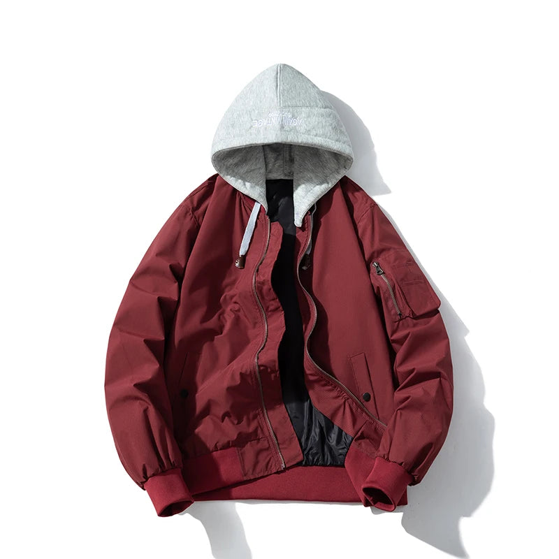 Men Women Vintage Bomber Jackdet Winter Polit Thick Parkas Jacket American Casual Couple Basketball Coat Men Clothing Unisex